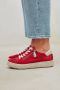 Hartjes Sneakers Dames Lage sneakers Damesschoenen Suède 162.1401 Rood combi - Thumbnail 7