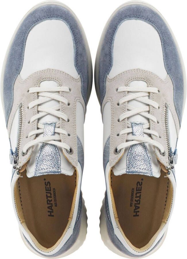 Hartjes Sneakers Dames Lage sneakers Damesschoenen Suède 162.1131 Blauw - Foto 13