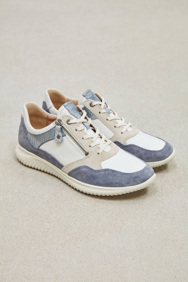Hartjes Sneakers Dames Lage sneakers Damesschoenen Suède 162.1131 Blauw - Foto 14