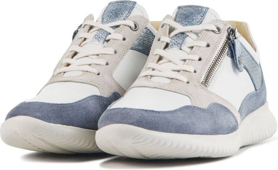 Hartjes Sneakers Dames Lage sneakers Damesschoenen Suède 162.1131 Blauw - Foto 10