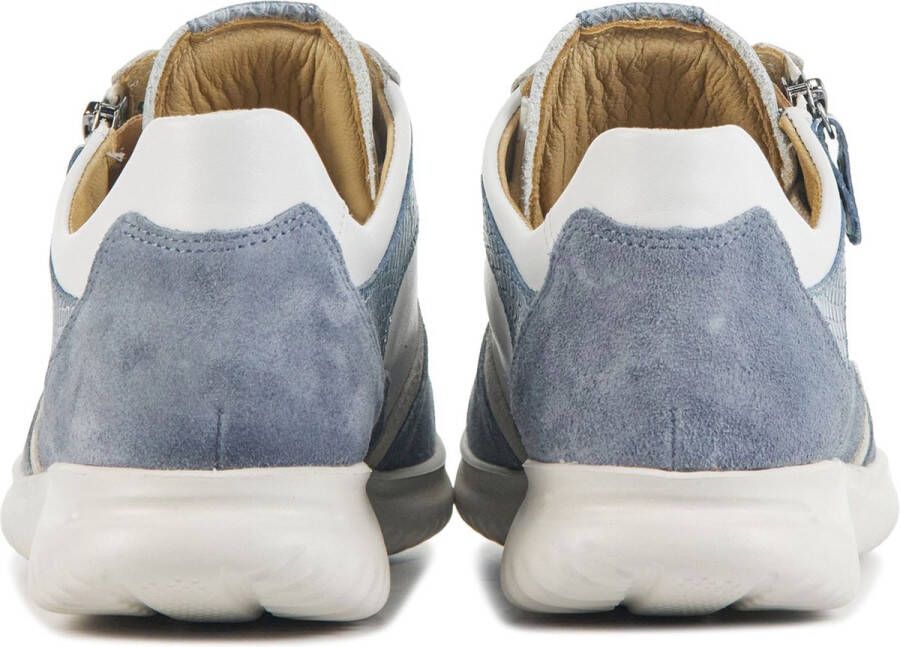 Hartjes Sneakers Dames Lage sneakers Damesschoenen Suède 162.1131 Blauw - Foto 11