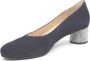 Hassi-A Hassia 1-304942-3200 Dames Suede Pump Blauw - Thumbnail 4
