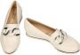 Hassi-A Hassia -Dames off-white ecru parel ballerina's & mocassins - Thumbnail 9