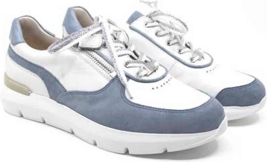 Hassi-A Hassia 5-301314-0234 Blauw combi sneaker wijdte H