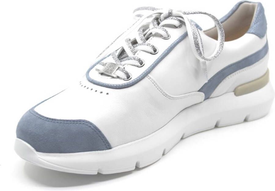 Hassi-A Hassia 5-301314-0234 Blauw combi sneaker wijdte H