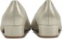 Hassi-A Hassia Dames Pumps Damesschoenen Leer Glitter Geen hoogte cm 302621 Zilver + - Thumbnail 5