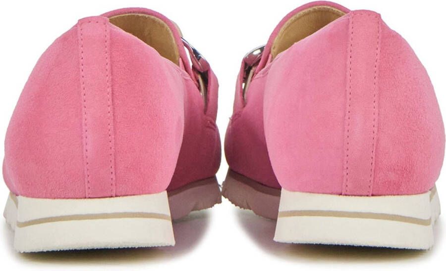 Hassi-A Hassia Instappers Dames Instapschoenen Damesschoenen Suède 301546 Roze