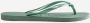 HAVAIANAS Teenslippers Dames Slim Crystal Sw Ii Maat: 41 42 Materiaal: Rubber Kleur: Groen - Thumbnail 12