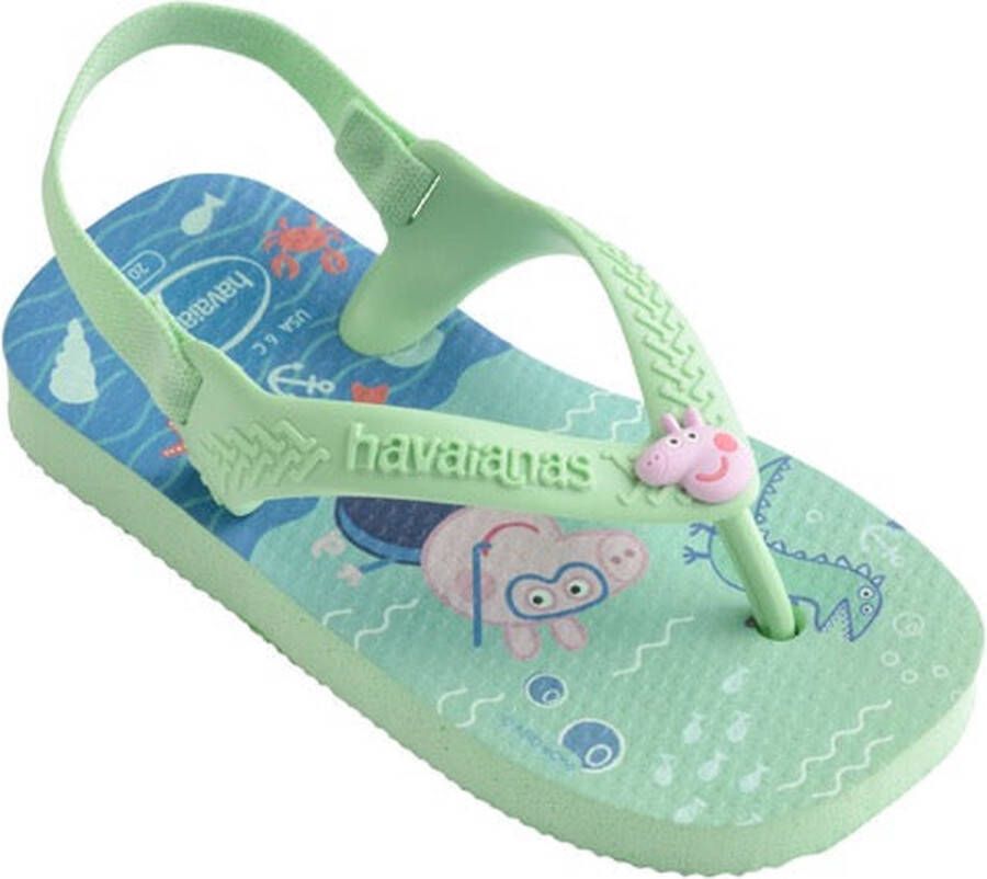 Havaianas Peppa Pig Logo Flip Flops Infant Kind - Foto 5