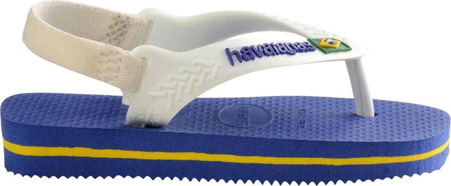 Havaianas Baby Brasil logo II Slippers Blauw