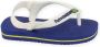 Havaianas Baby Brasil Logo Unisex Slippers Marine Blue - Thumbnail 12