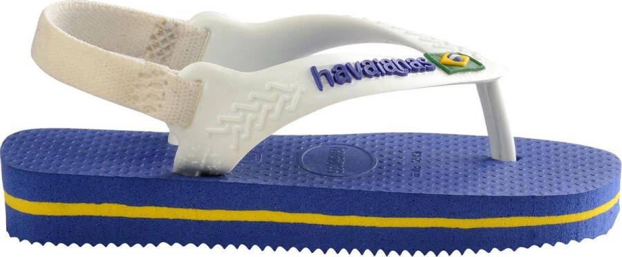 Havaianas Baby Brasil Logo Unisex Slippers Marine Blue