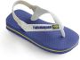 Havaianas Baby Brasil Logo Unisex Slippers Marine Blue - Thumbnail 20