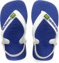 Havaianas Baby Brasil Logo Unisex Slippers Marine Blue - Thumbnail 4