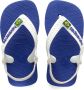 Havaianas Baby Brasil Logo Unisex Slippers Marine Blue - Thumbnail 24