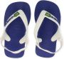 Havaianas Baby Brasil Logo Unisex Slippers Marine Blue - Thumbnail 10