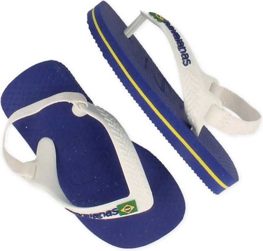 Havaianas Baby Brasil Logo II Slippers Marine Blue - Foto 7