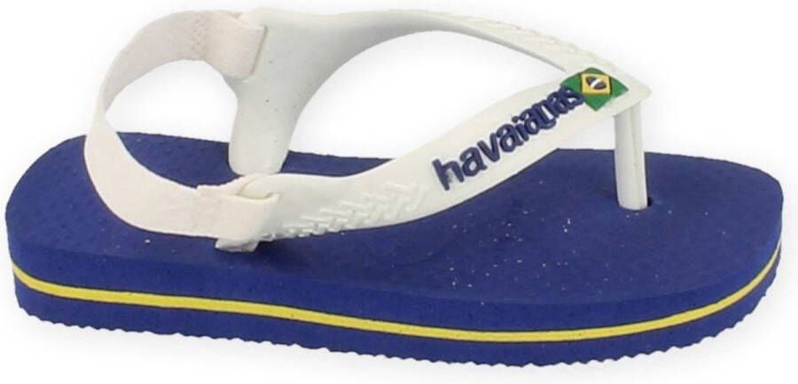 Havaianas Baby Brasil Logo Unisex Slippers Marine Blue