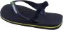 Havaianas Baby Brasil Logo II teenslippers met hielbandje blauw Rubber 22 - Thumbnail 12