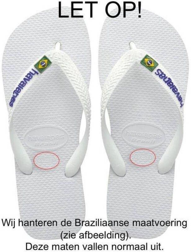Havaianas Teenslippers Brasil Logo zomerschoen slippers poolslides met logo-opschrift - Foto 9