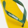 Havaianas Brasil Logo teenslippers geel groen Rubber 35 36 - Thumbnail 11