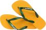 Havaianas Brasil Logo teenslippers geel groen Rubber 35 36 - Thumbnail 9