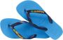 Havaianas Brasil Logo Unisex Slippers Turquoise - Thumbnail 14