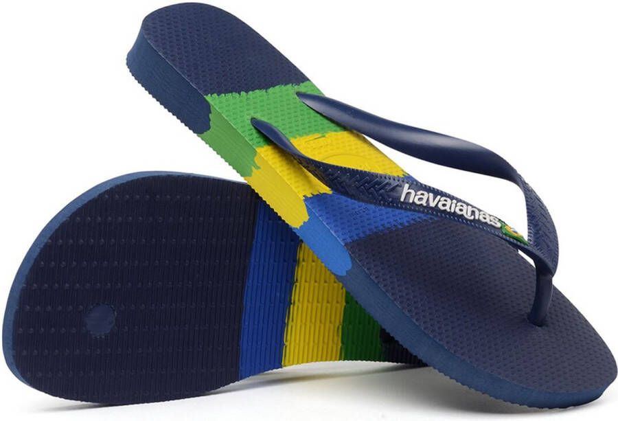 Havaianas Brasil Tech Unisex Slippers Donkerblauw