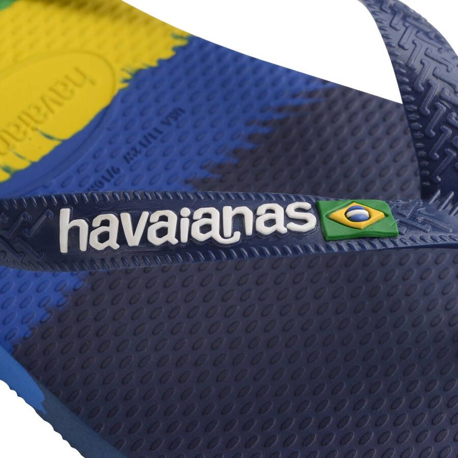 Havaianas Brasil Tech Unisex Slippers Donkerblauw