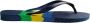 Havaianas Brasil Tech Unisex Slippers Donkerblauw - Thumbnail 8