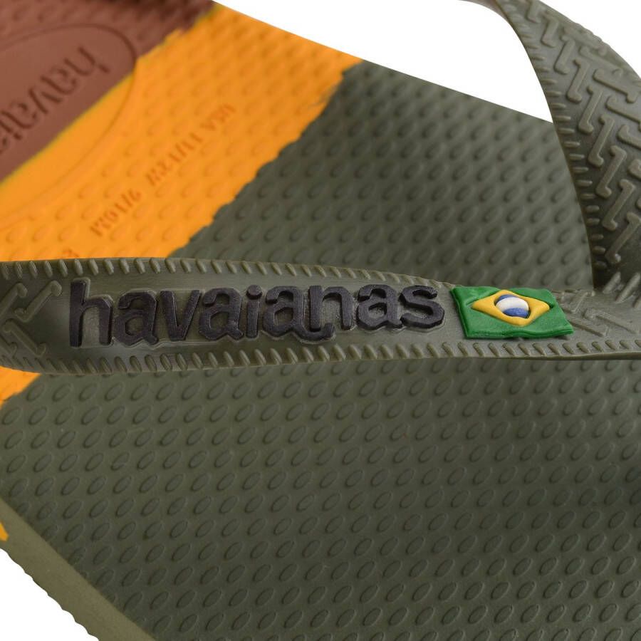 Havaianas Brasil Tech Unisex Slippers Groen