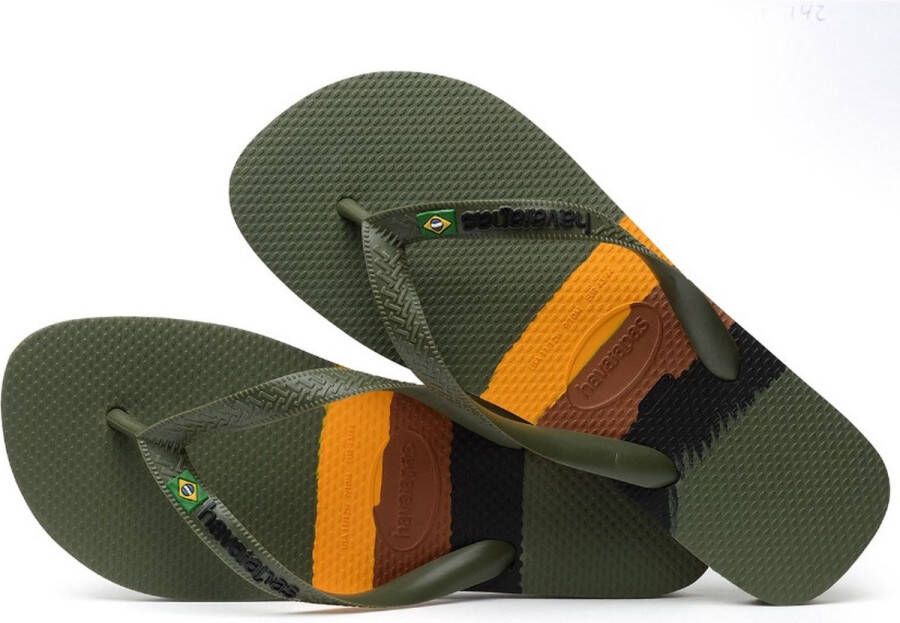 Havaianas Brasil Tech Unisex Slippers Groen - Foto 6