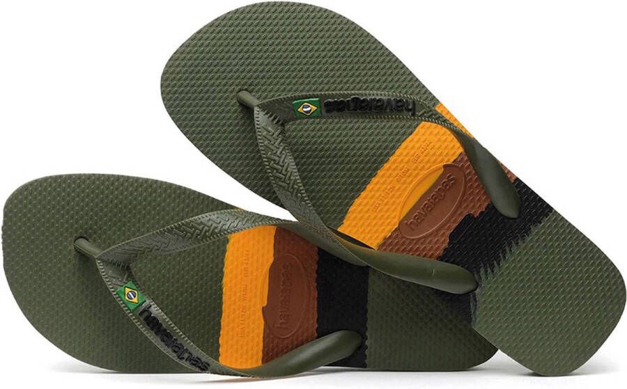 Havaianas Brasil Tech Unisex Slippers Groen