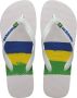 Havaianas Brasil Tech Unisex Slippers Wit - Thumbnail 4