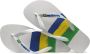 Havaianas Brasil Tech Unisex Slippers Wit - Thumbnail 4