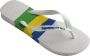 Havaianas Brasil Tech Unisex Slippers Wit - Thumbnail 6