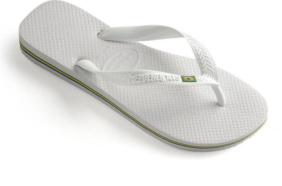 Havaianas Brasil Unisex Slippers White