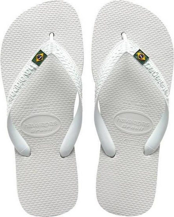 Havaianas Brasil Unisex Slippers White