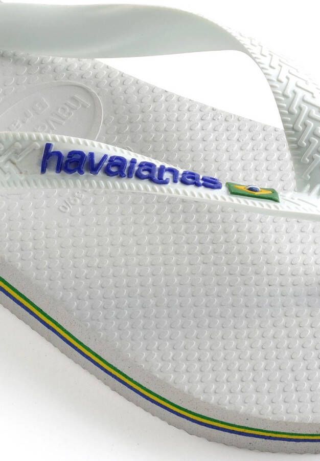 Havaianas Teenslippers Brasil Logo zomerschoen slippers poolslides met logo-opschrift - Foto 8