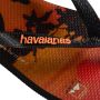 Havaianas Hype Heren Slippers Zwart Oranje - Thumbnail 6