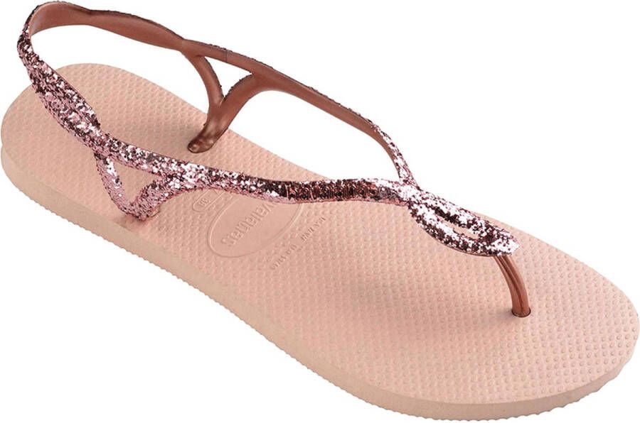 Havaianas Luna Premium Ii Dames Slippers Roze Metallic