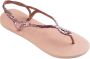 Havaianas Luna Premium II sandalen met glitters roze Dames Rubber Effen 39 40 - Thumbnail 7