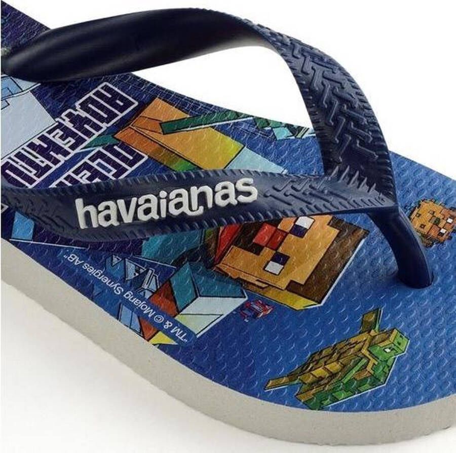 Havaianas Minecraft Unisex Slippers Blauw Navy