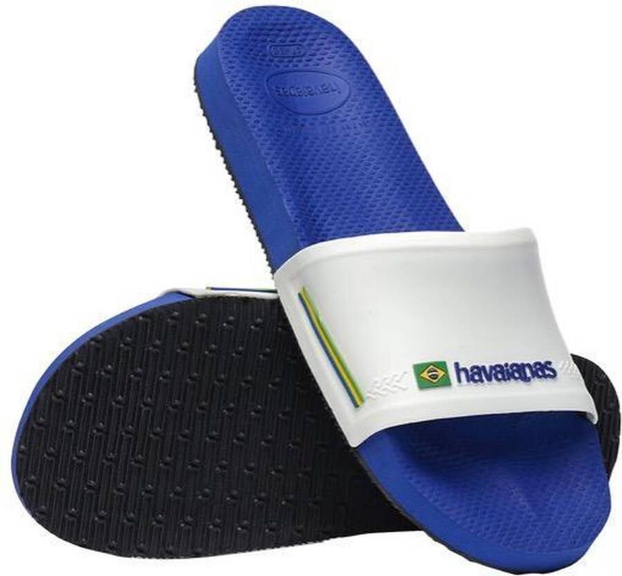 Havaianas Slide Brasil Blauw Badslippers Uniseks