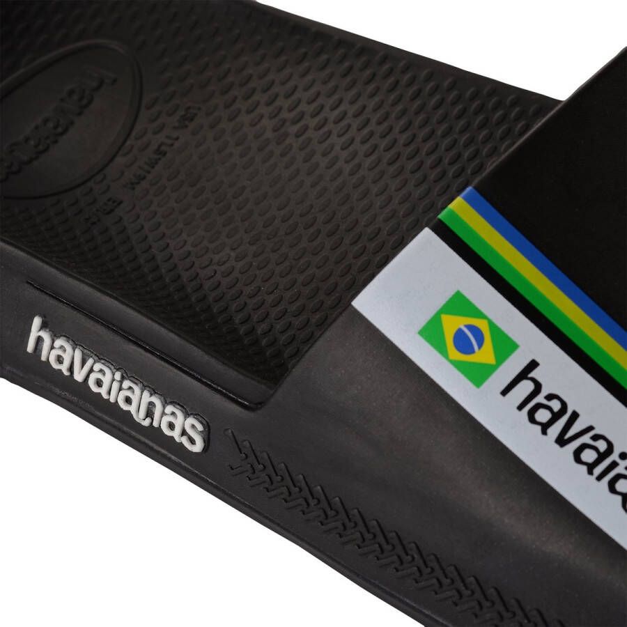 Havaianas Slide Brasil Unisex Slippers Black