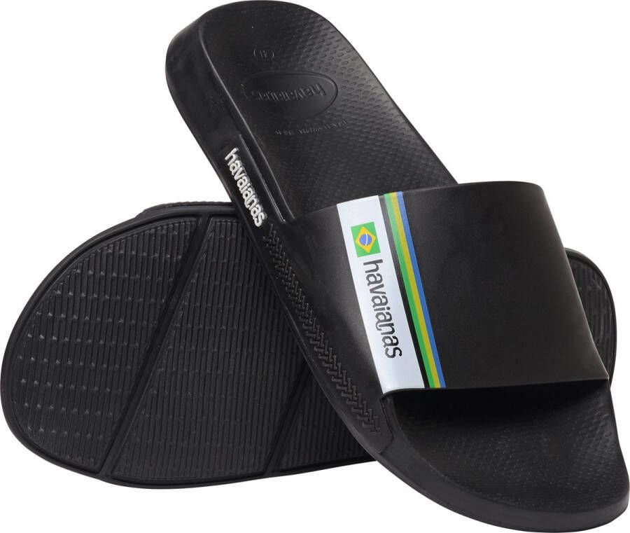 Havaianas Slide Brasil Unisex Slippers Black