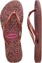 Havaianas Slim Animals teenslippers paars Meisjes Rubber 29 30 - Thumbnail 12