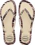 Havaianas Slim Animals Fashion Dames Slippers Beige - Thumbnail 4