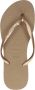 Havaianas Slim Crystal Sw II teenslippers met siersteen roségoud - Thumbnail 11
