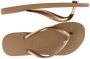 Havaianas Slim Crystal Sw II teenslippers met siersteen roségoud - Thumbnail 15